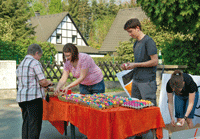 Ostereierverkauf ostereier